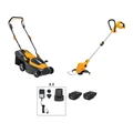 Stiga Collector 136e Kit+GT 100e Gressklipper og gresstrimmer kit