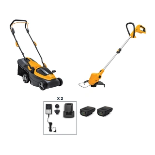 Stiga Collector 136e Kit+GT 100e Gressklipper og gresstrimmer kit