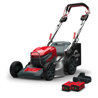Cramer 82LM51SX gressklipper m/ batterier og lader