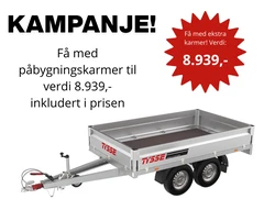 Tysse 6301 tilhenger PRO 2000 kg