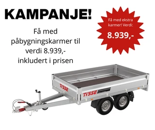 Tysse 6301 tilhenger PRO 2000 kg