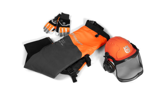 Vernesett m/ chaps, hansker og hjelm 