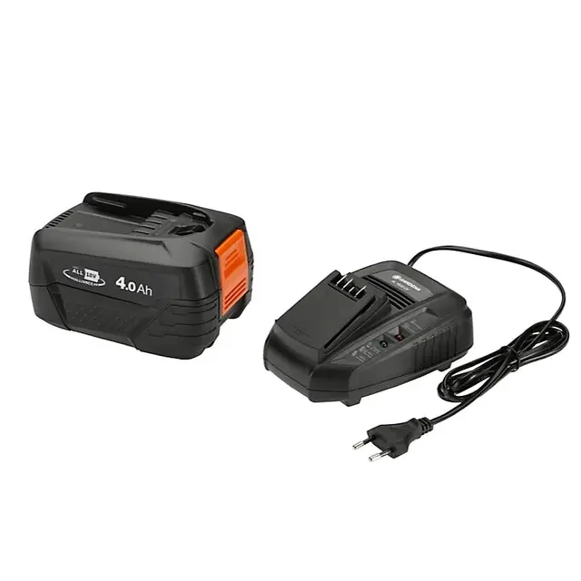 STARTSETT M/BATTERI (4Ah) OG LADER 