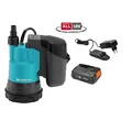 NEDSENKBAR PUMPE M/BATTERI OG LADER
