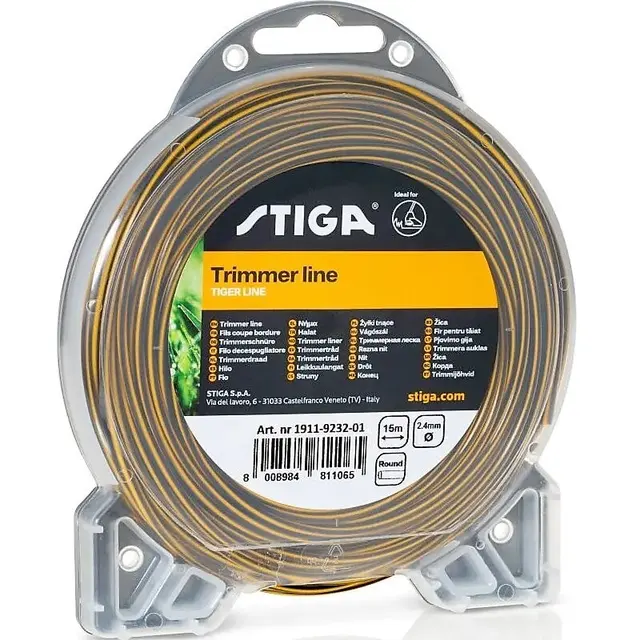 TRIMMERTRÅD  15 M Ø 2,4 MM TIGER 