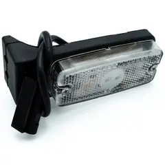 MARKERINGSLYKT, HVIT MED GUMMIARM 12V LUC-LED MARKERINGSLYKT