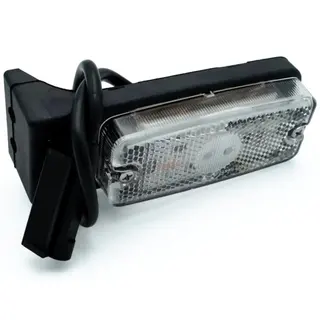 MARKERINGSLYKT, HVIT MED GUMMIARM 12V LUC-LED MARKERINGSLYKT