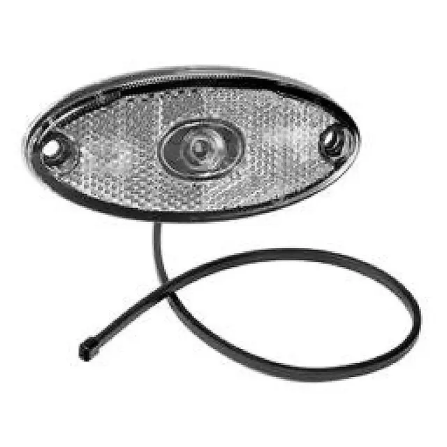 LYKT LED HVIT M/REFLEKS 