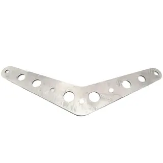 Baugstøtte, V-block feste dobbel