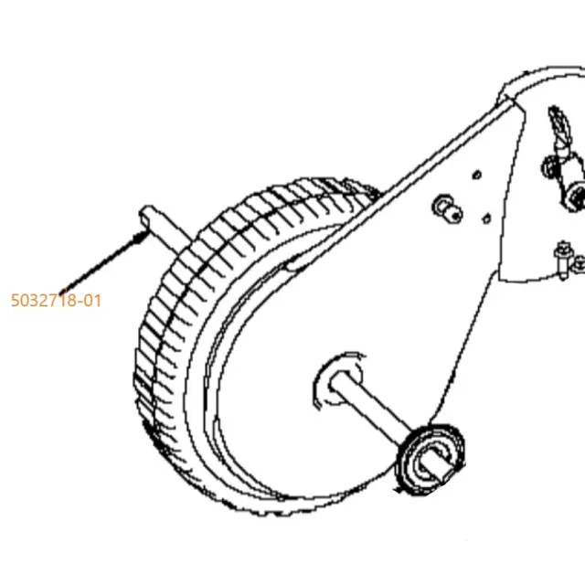 DRIVAKSEL KOMPL.48CM 