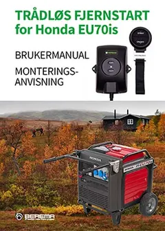 TRÅDLØSFJERNSTARTKIT EU70IS