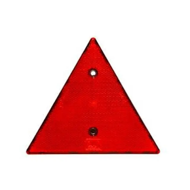 REFLEKS RØD TREKANT 