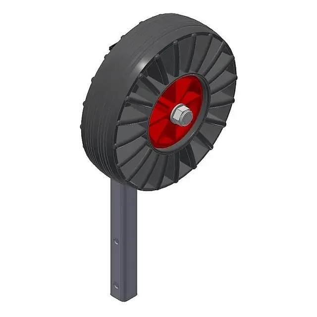 SIDESTØTTE M/ HJUL KPL 